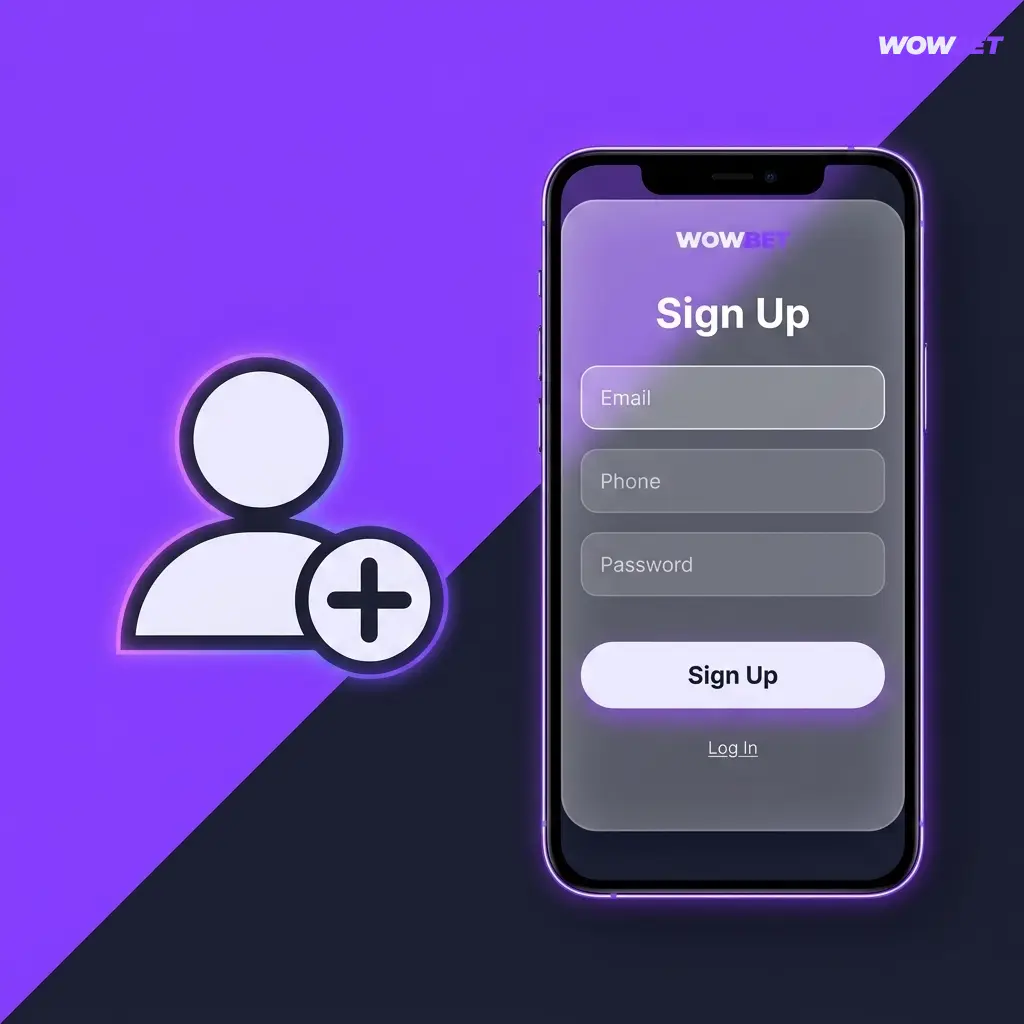 Регистрация на Wowbet в Узбекистане: создание аккаунта за 2 минуты через email или телефон