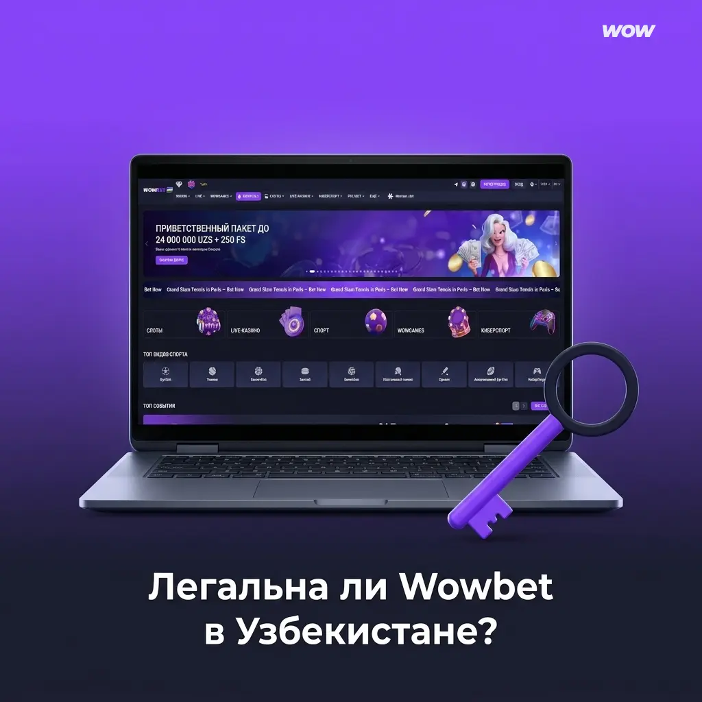 Wowbet в Узбекистане: международная лицензия, SSL-защита и честная игра